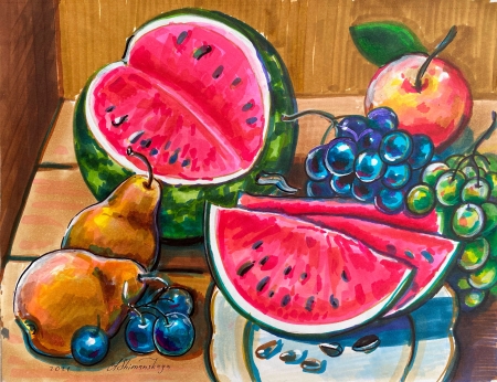 Taste of autumn by artist Anastasia Shimanskaya